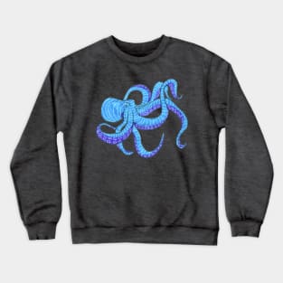 Blue Octopus Crewneck Sweatshirt